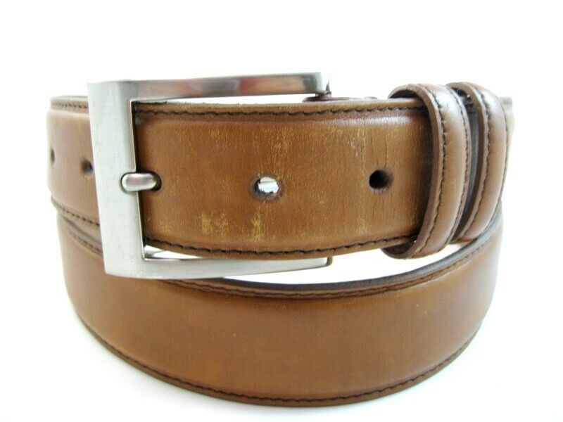 Allen Edmonds "WIDE BASIC" Men's Dress Belt #39590 Size 36 Dark Walnut USA (68)