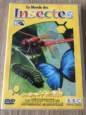 LE MONDE DES INSECTES DOKUMENTARFILM TIER BBC DVD FRANZÖSISCH SELTEN