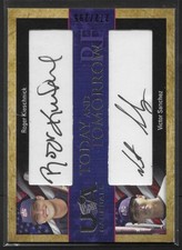 2006-07 USA Baseball Dual Signatures #11 Roger Kieschnick Victor Sanchez #d/295