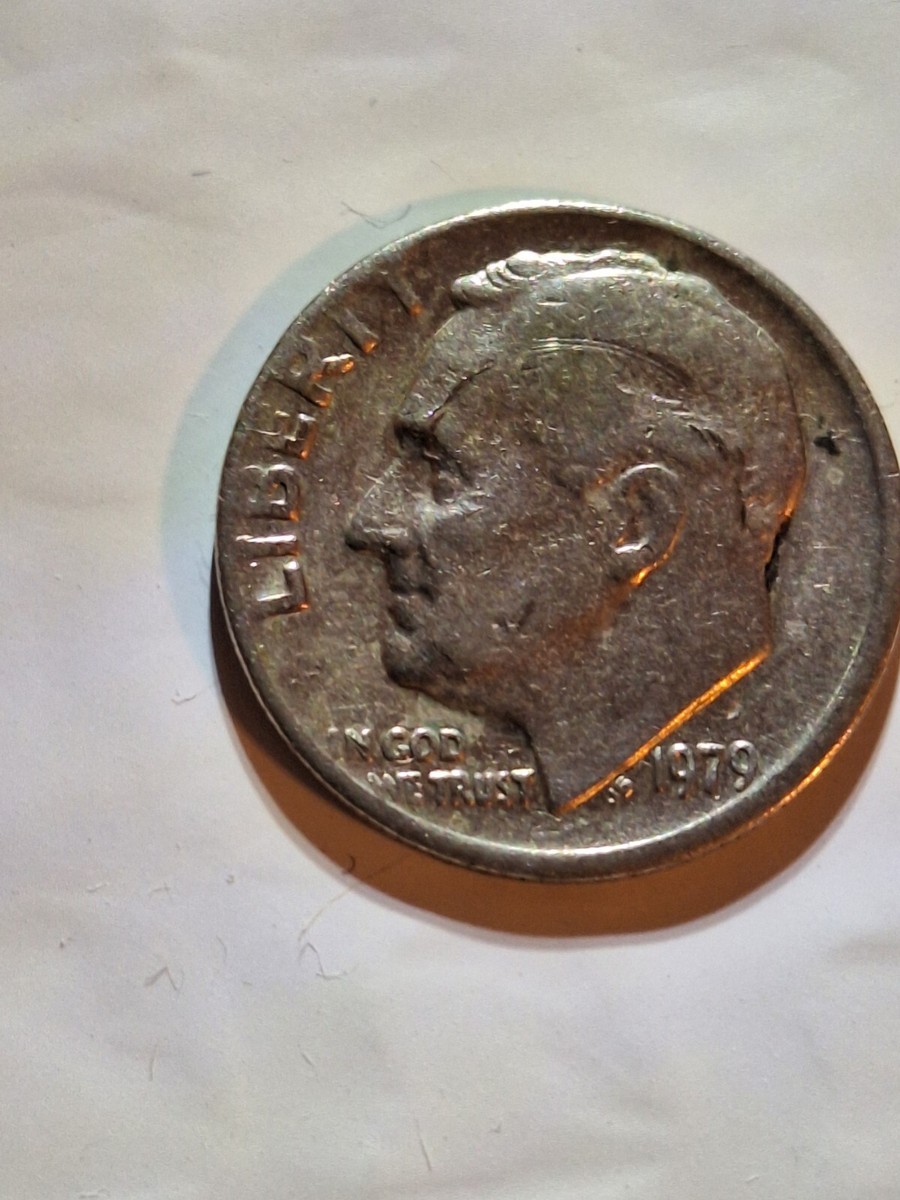 ムイムイ1979 1979 No Mint Mark Dime W on Trim Error | eBay