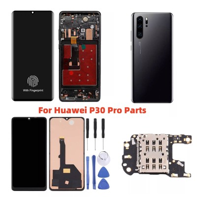 For Huawei P30 Pro Battery Back Cover / LCD Touch Screen Digitizer w/ Frame lot