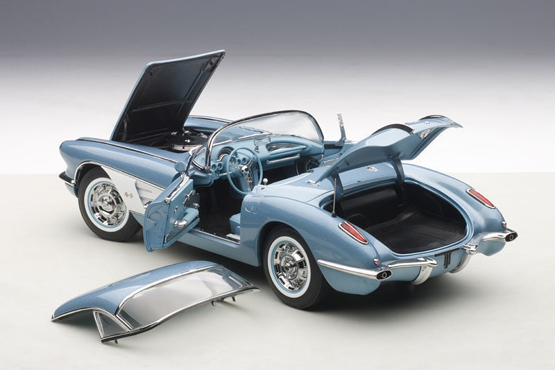 1 18 Autoart Chevrolet Corvette (plata azul) 1958 + Gratuito Vitrina descuento de ventas 1 1 1 18 Autoart Chevrolet Corvette (plata azul) 1958 + Gratuito Vitrina buscando agente de ventas