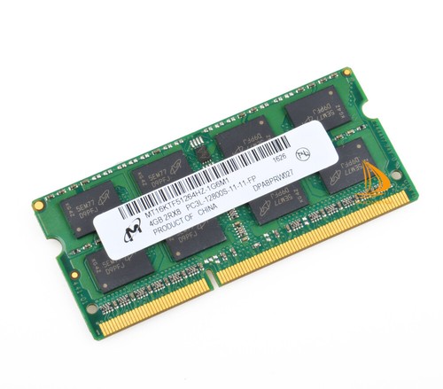 8GB Micron Kit 2pcs 4GB 2RX8 DDR3L 1600MHz PC3L-12800S SODIMM Laptop Memory RAM - Picture 3 of 9