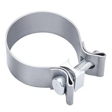 3" Inch Exhaust Clamp Butt Joint Narrow Band Muffler Seal Clamp Stainless Steel