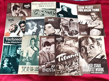 13 alte Filmprogramme 1950er-60er Jahre