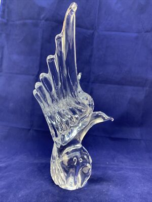 Marcolin Glass Crystal Seagull on Abstract Sphere Large 15