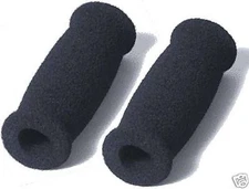 SOFT FOAM RUBBER BLACK SCOOTER/BIKE GRIPS HANDLEBAR HANDLE BAR REPLACEMENT GRIP 