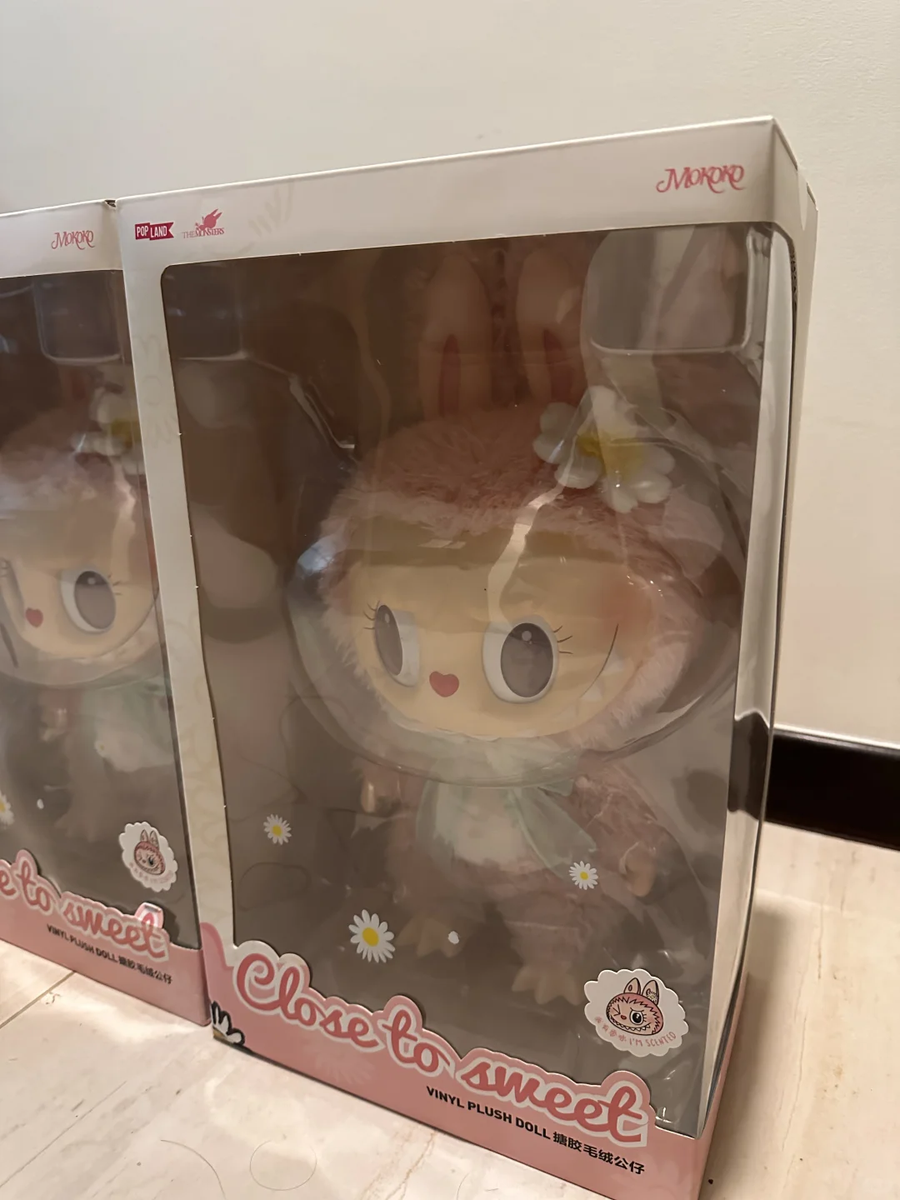POP MART Cute Pink Labubu MOKOKO Close to sweet 38cm Plush