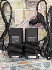 Lot of 2 Genuine Dell 65w USB-C Laptop Charger DA/LA/HA65NM170 HA65NM190