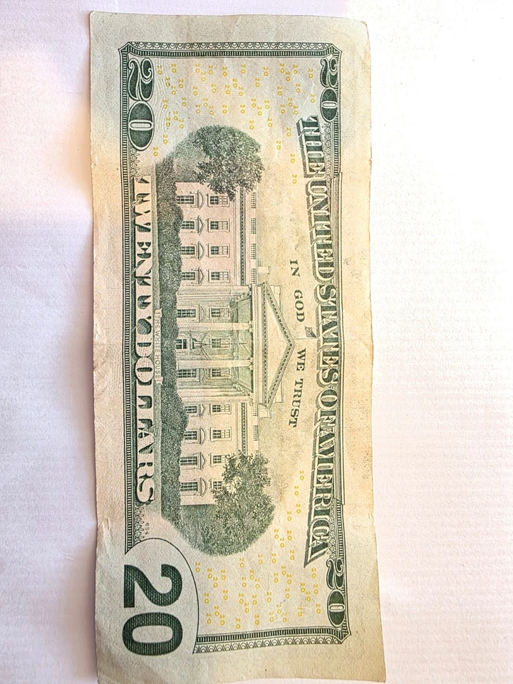 Birthday/Anniversary Note 20 Dollar Bill (MG10041952G)October 04, 1952 - Image 4 of 4