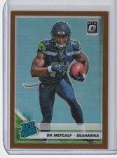 DK METCALF 2019 Panini-Optic Football Bronze Rated Rookie SEATTLE SEAHAWKS