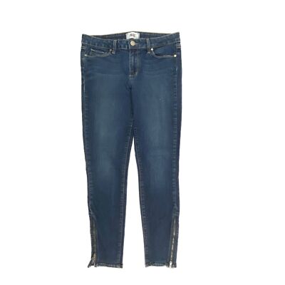 Paige Verdugo Ankle Zip Ankle Women's size 30 Dark Wash Blue