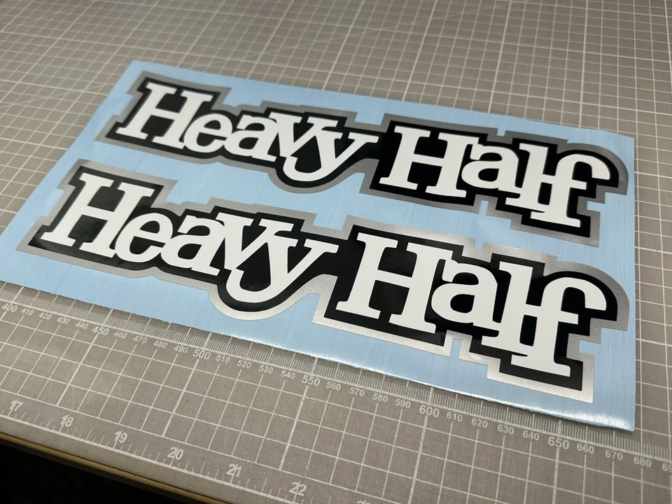 Par de calcomanías medias pegatinas pesadas, se adapta a Chevrolet GMC Silverado C10 Foto 3 de 4