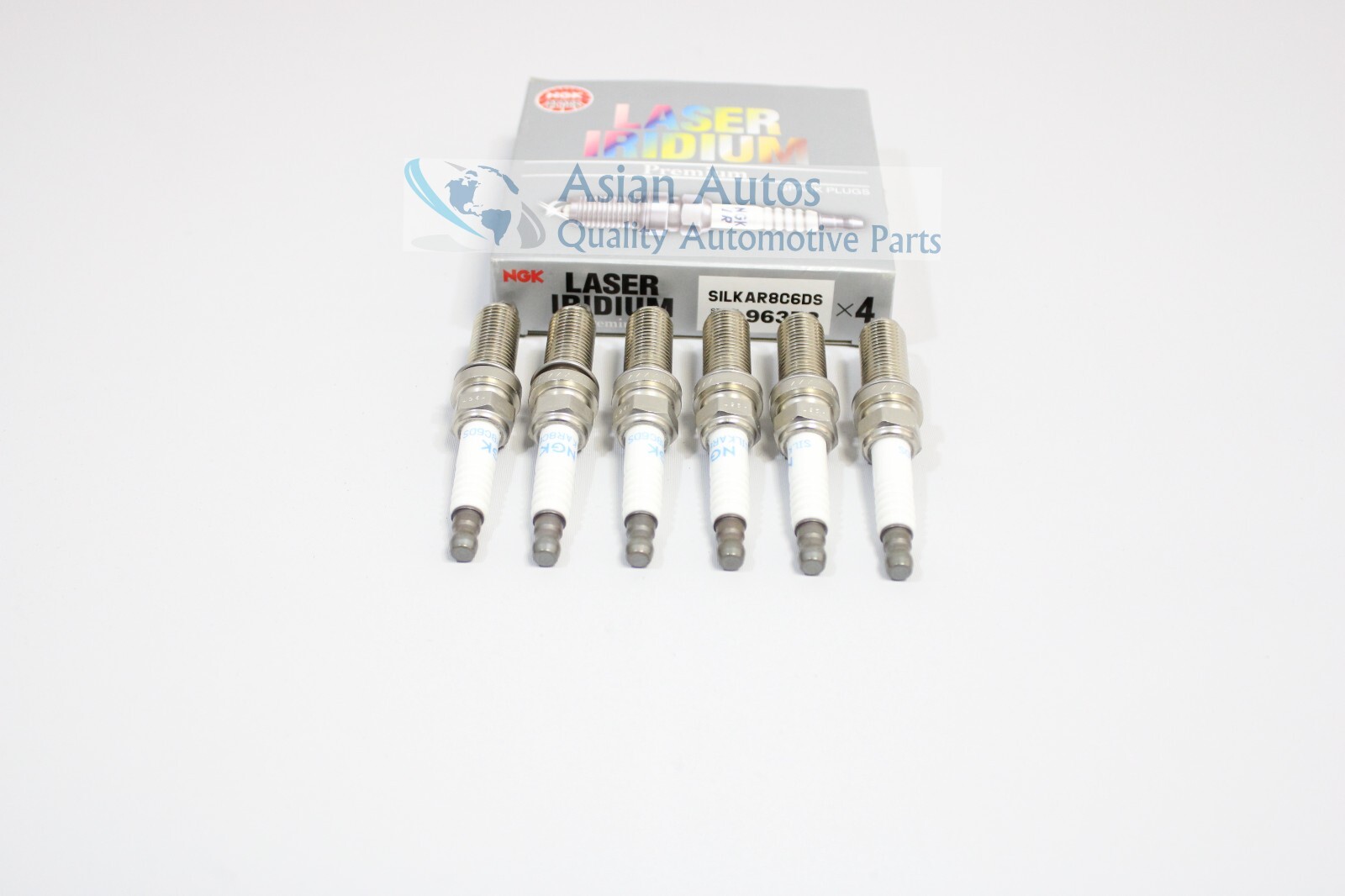 NGK Spark Plugs 6 x 96372 (Laser Iridium) For Maserati Levante 3.0L 2017-2020