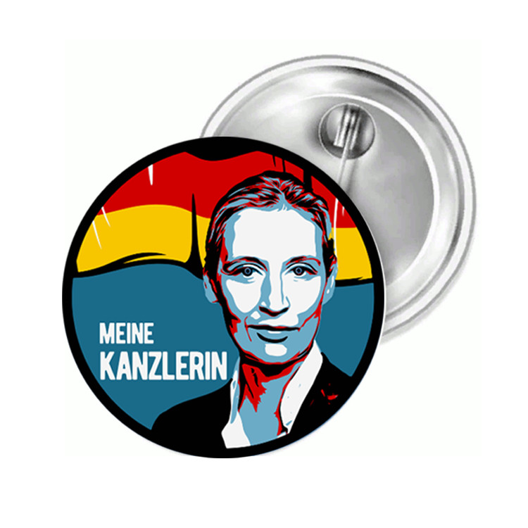 Alice Weidel-Meine Kanzlerin AfD Button Anstecker Aufkleber Aufnäher Auto Magnet