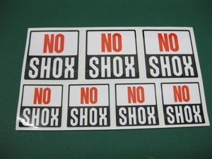 7 Rock Shox N Shox pegatinas | eBay