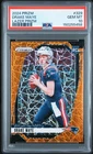 2024 Panini Prizm Lazer Prizm Drake Maye 329 PSA 10