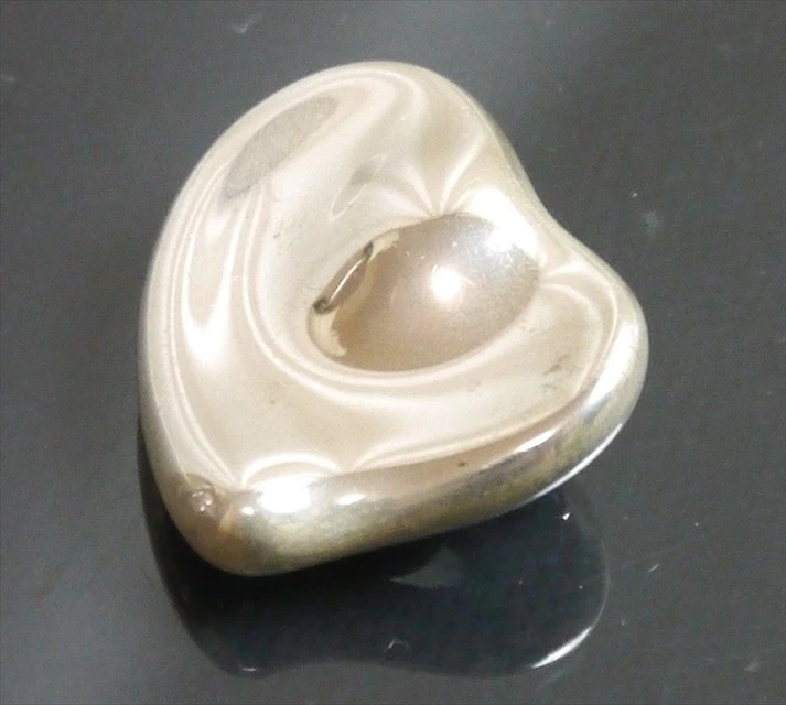 Autentica spilla Tiffany & Co. Full Heart in argento sterling #4865 - Immagine 2 di 4