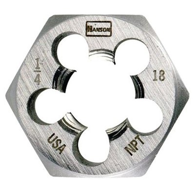 Irwin 7005 Taper Pipe Die, 1/2-14 Thread, NPT Thread, Right Hand Thread, HCS