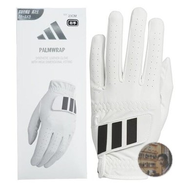 Adidas Golf Palm Wrap Glove KVH43 White Synthetic Leather RH New