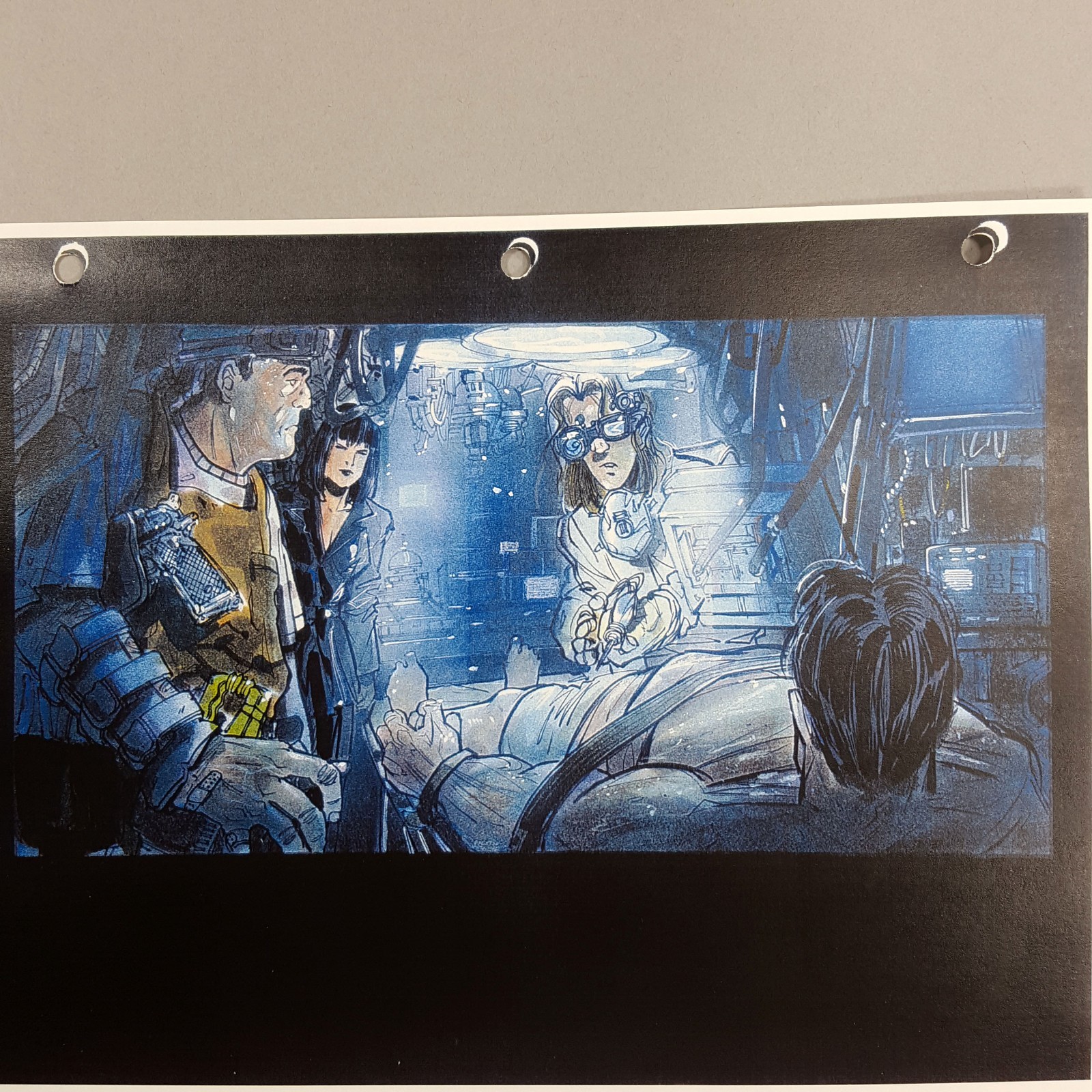 Image 2 of The Matrix - Production Used Early Concept Storyboard - Bug Removal, Movie Prop