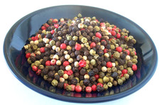 WHOLE PEPPERCORNS RAINBOW MIXED 4 COLOR 2 OZ - 32 OZ RESEALABLE BAG