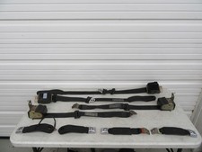 1990-1993 Ford Mustang Black Oem Front Rear Seat Belts Hatchback Gt Or Lx
