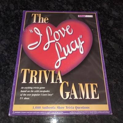 I LOVE LUCY The Trivia Game Talicor 1998 Lucille BALL board game