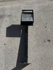 Commercial Gate Entry Keypad Intercom w/ Drive-Up Pedestal   SES Stainless