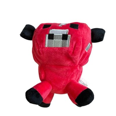Minecraft Red Cow Plush Toys Doll Plushie Stuffed Animal Soft Toys