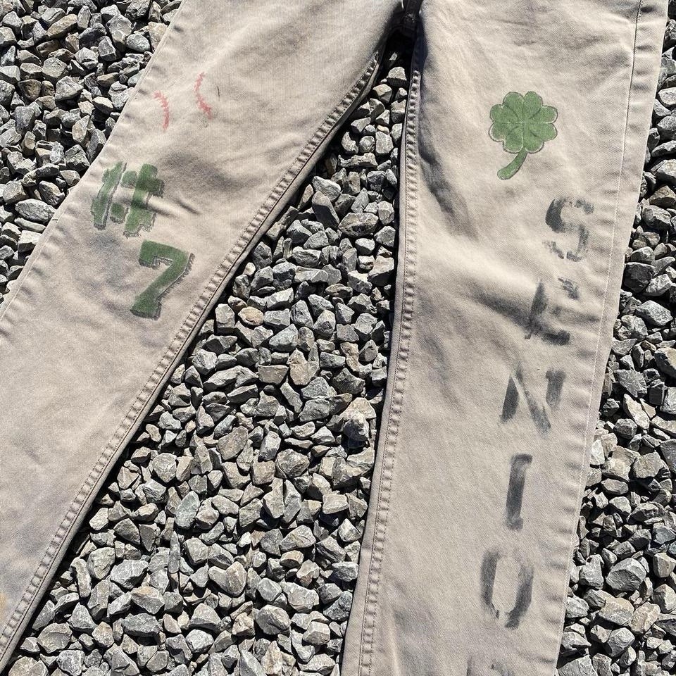 Levi’s pants khaki chinos senior cords style graffiti pants twill 511 image 2