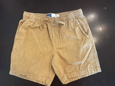 Old Navy Beige Linen Blend Jogger Shorts Drawstring Pockets S