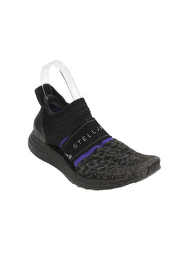 Adidas by Stella McCartney Womens Animal Print Sneakers Black Grey Size 5.5