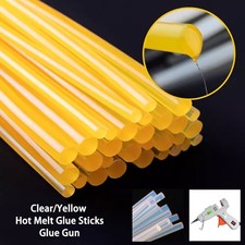 Hot Melt Glue Sticks Clear/Yellow Strong Sticks Glue Gun Craft Tool DIY Hobby