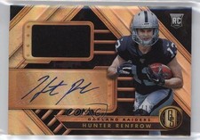 2019 Panini Gold Standard Rookie Jersey Rose /19 Hunter Renfrow #224 Auto ni4