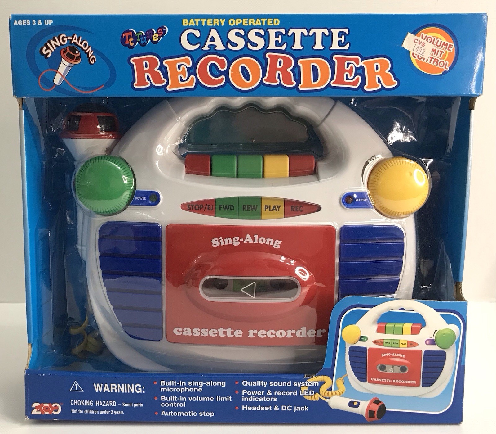 SING ALONG CASSETTE RECORDER