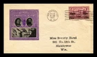 US COVER NAVY HEROES FARRAGUT AND PORTER FDC SCOTT 792 IOOR CACHET
