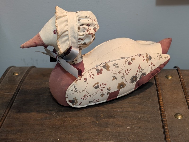 Vintage Ducks and Company Quilted Duck Doorstop. Great Condition.