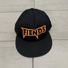 Black FIENDS embroided snapback hat