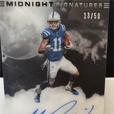 2022 Panini Black Michael Pittman Jr. #MS-MPI /50 Colts Autograph