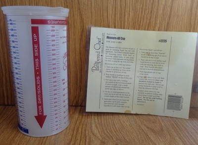 Pampered Chef Measure All CUP for Liquid, Dry & Solid Ingredients