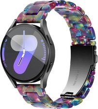 Soft Resin Strap Compatible with Samsung Galaxy Watch 7 40mm 44mm