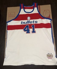 Mitchell & Ness  Unseld Bullets #41 Jersey 1977–78  Hardwood Classic Used Sz56