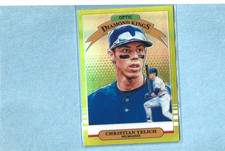 2019 Donruss OPTIC #21 Christian Yelich DIAMOND KINGS YELLOW PRIZM NM.MT