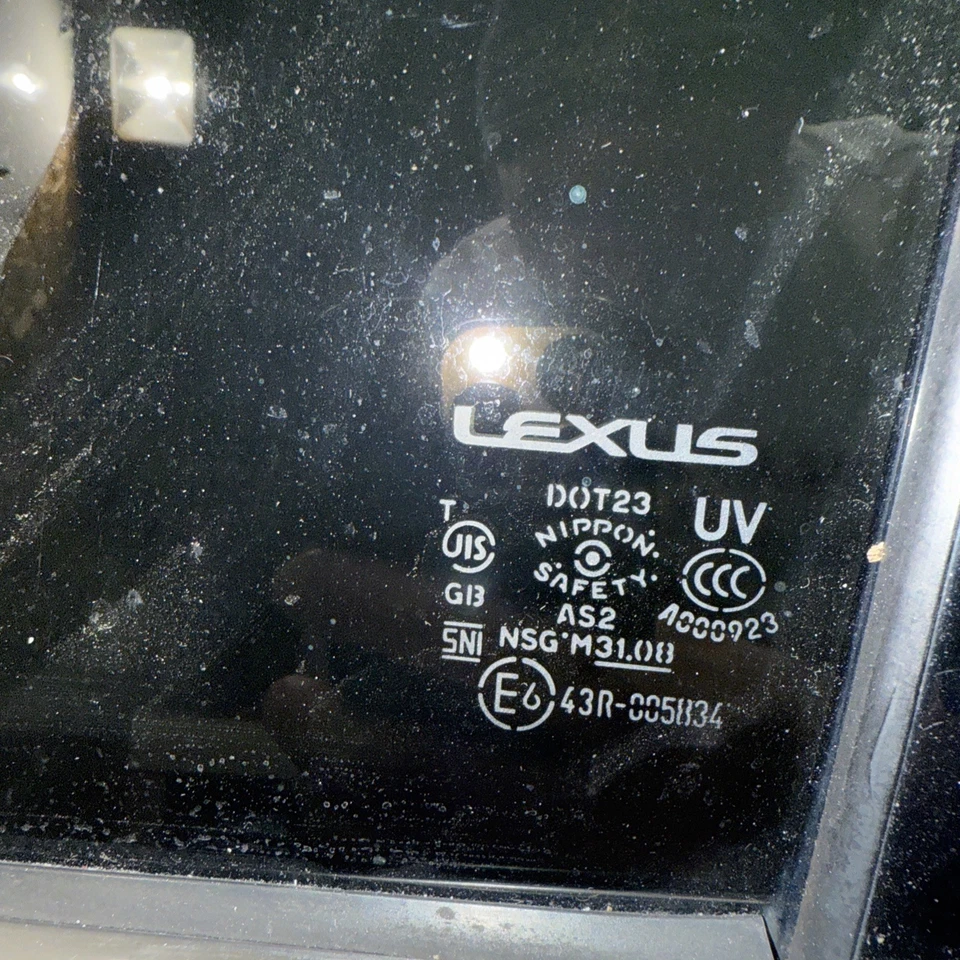 Puerta trasera izquierda del conductor compatible con 06-13 LEXUS IS250 negra [SOLO RECOGIDA] Foto 3 de 4