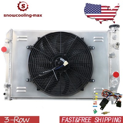 3-Rows Radiator Shroud Fan Relay Fit 93-02 Chevy Camaro Pontiac Firebird 5.7L V8