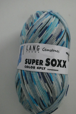 Lang Super Soxx  1Skein 75%Wool 25%Poly 459 Yds  Fingering (Italy)