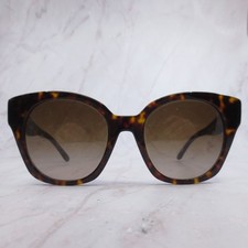 Tory Burch TY7159U Dark Tortoise Cat Eye Sunglasses Gold Logo 1728/13 52-20-140
