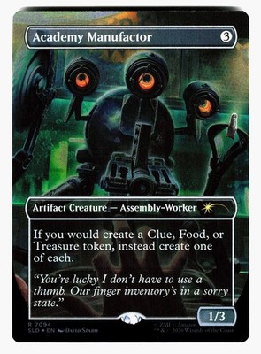 Academy Manufactor #7094 (NM) (Rainbow Foil) SLD Fallout Magic MTG