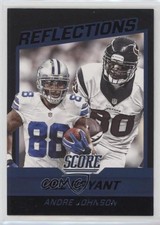 2016 Score Reflections Black Andre Johnson Dez Bryant #16 HOF 0jl3